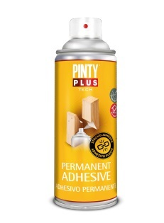 Pintura spray pintyplus tech adhesivo permanente